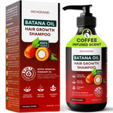 RichGrand Batana: bouteille du shampoing, volume et densité potentiels.