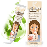 Richie House Vitiligo Cream, flacon: application douce hydratante pour peau sensible.