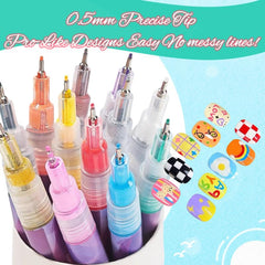Ricishiy-stylo-art-ongles-3d-peinture-creme pour textures en relief.
