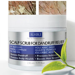 Gommage cuir chevelu Rida Hair Research Institute avec huile d'arbre à thé apaisante