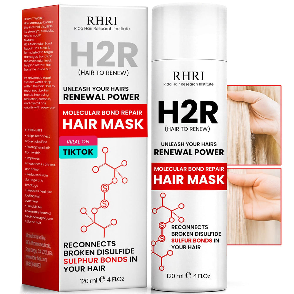 Masque capillaire Rida Hair Research Institute: réparation des cheveux endommagés et solidité accrue