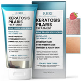 Rida KP Bump Eraser: gommage corporel en bouteille, hydratation longue durée.