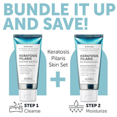 Rida KP Bump Eraser Pack Ensemble Soins Corps—Routine complète pour la peau.