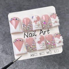 RIICFDD ongles nude franc blanc: look naturel prêt en minutes.