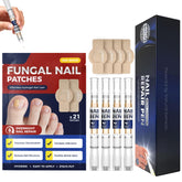 Rinlus fungal nail patches at night for improved clarity and moisture lock.