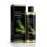 Shampooing Rinlus romarin en bouteille, soin quotidien nourrissant pour cheveux.