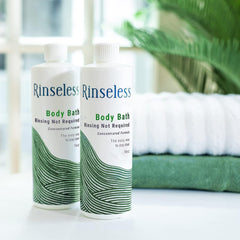 RINSELESS – gel doux pour peau sensible et nettoyage sans rinçage.