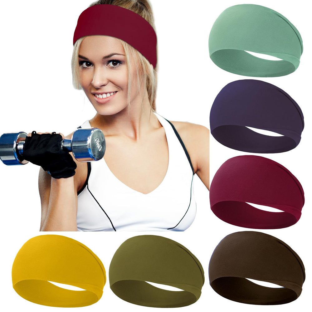 RITOPER bandeau cheveux large doux, confort idéal pour le yoga.