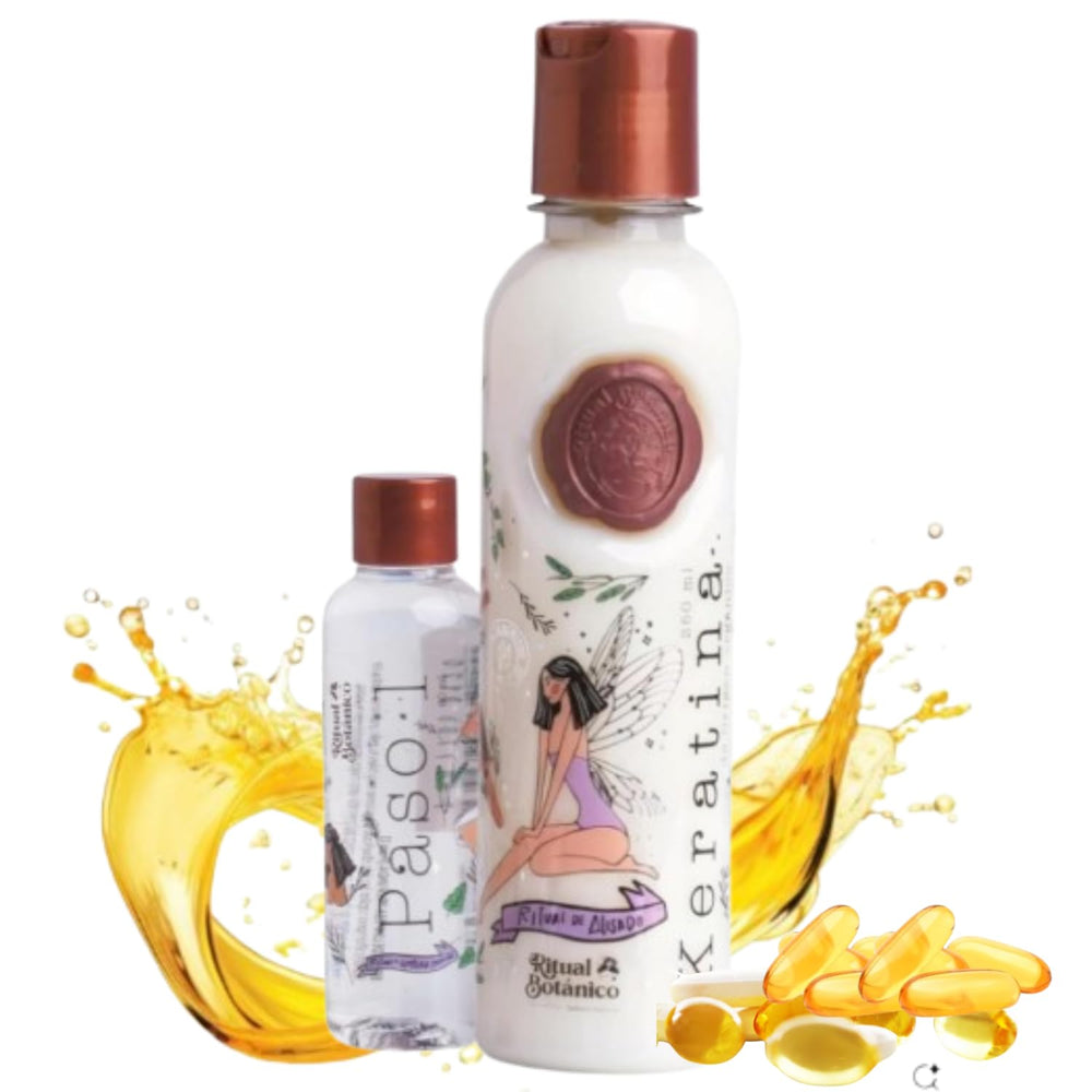 Ritual Botanico Kératine Organique, bouteille 250ml, offre brillance et nutrition capillaire.