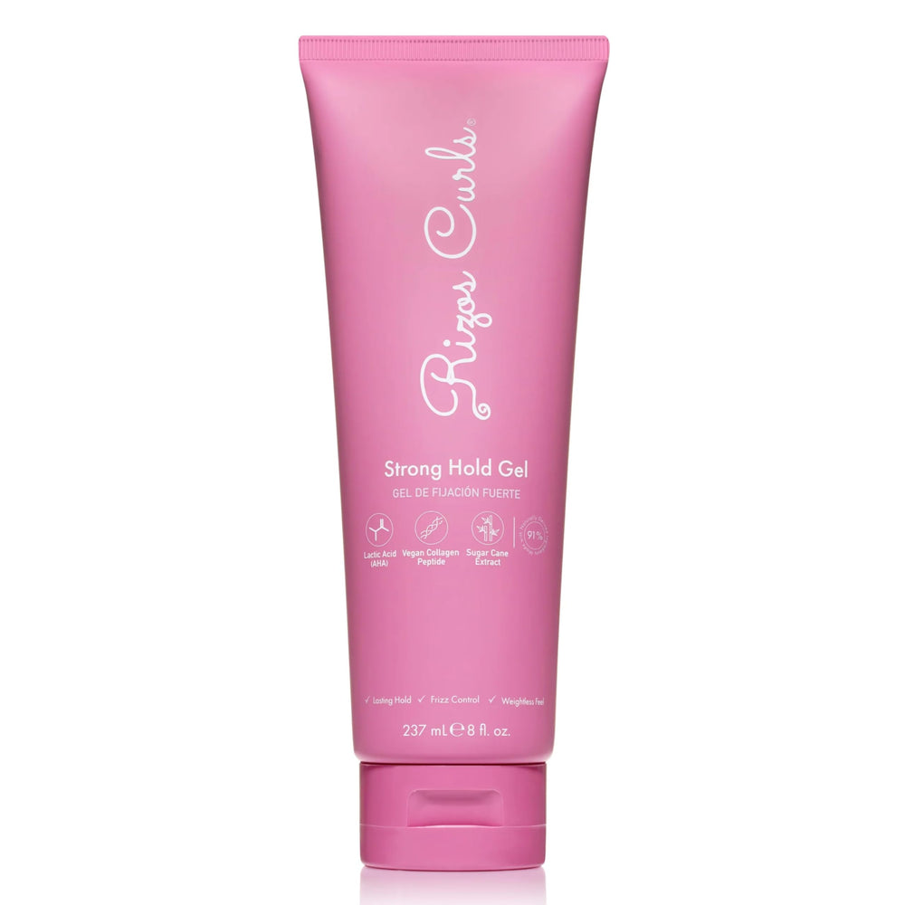 Rizos Curls Gel fixant fort – bouteille 8oz pour une tenue longue durée sans crunch