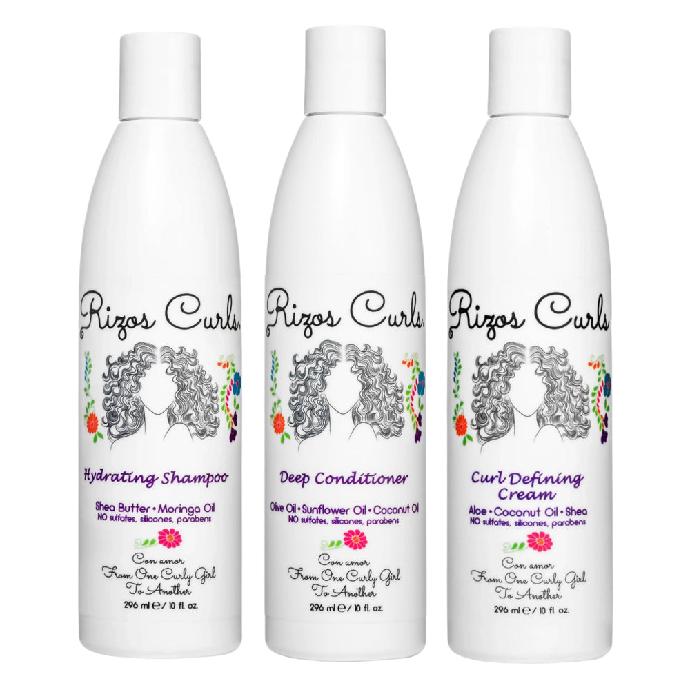 Rizos Curls Shampoing Hydratant, nettoyage doux pour toutes les boucles.