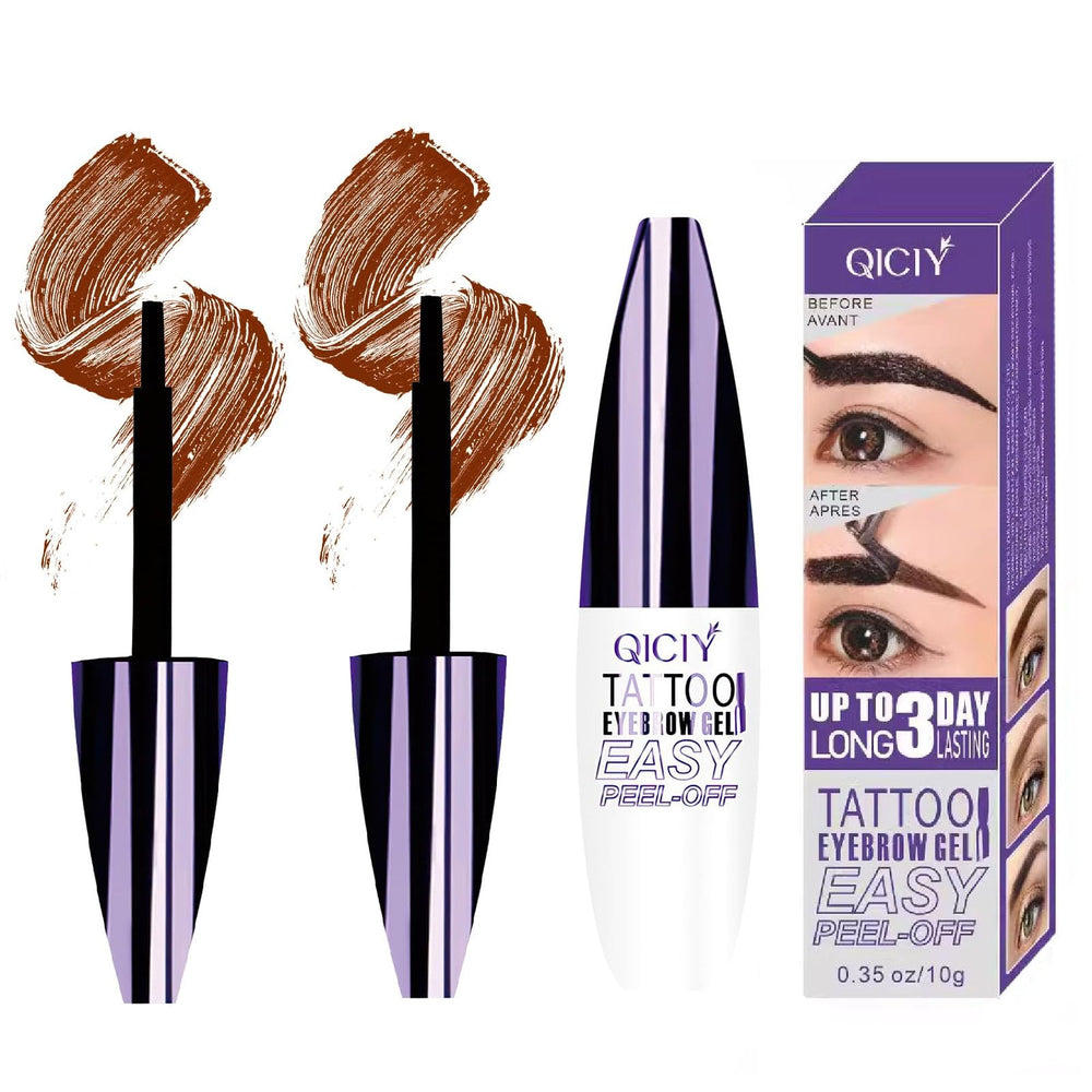 Rliolouo QICIY gel à retirer pour sourcils, couleur naturelle et durable