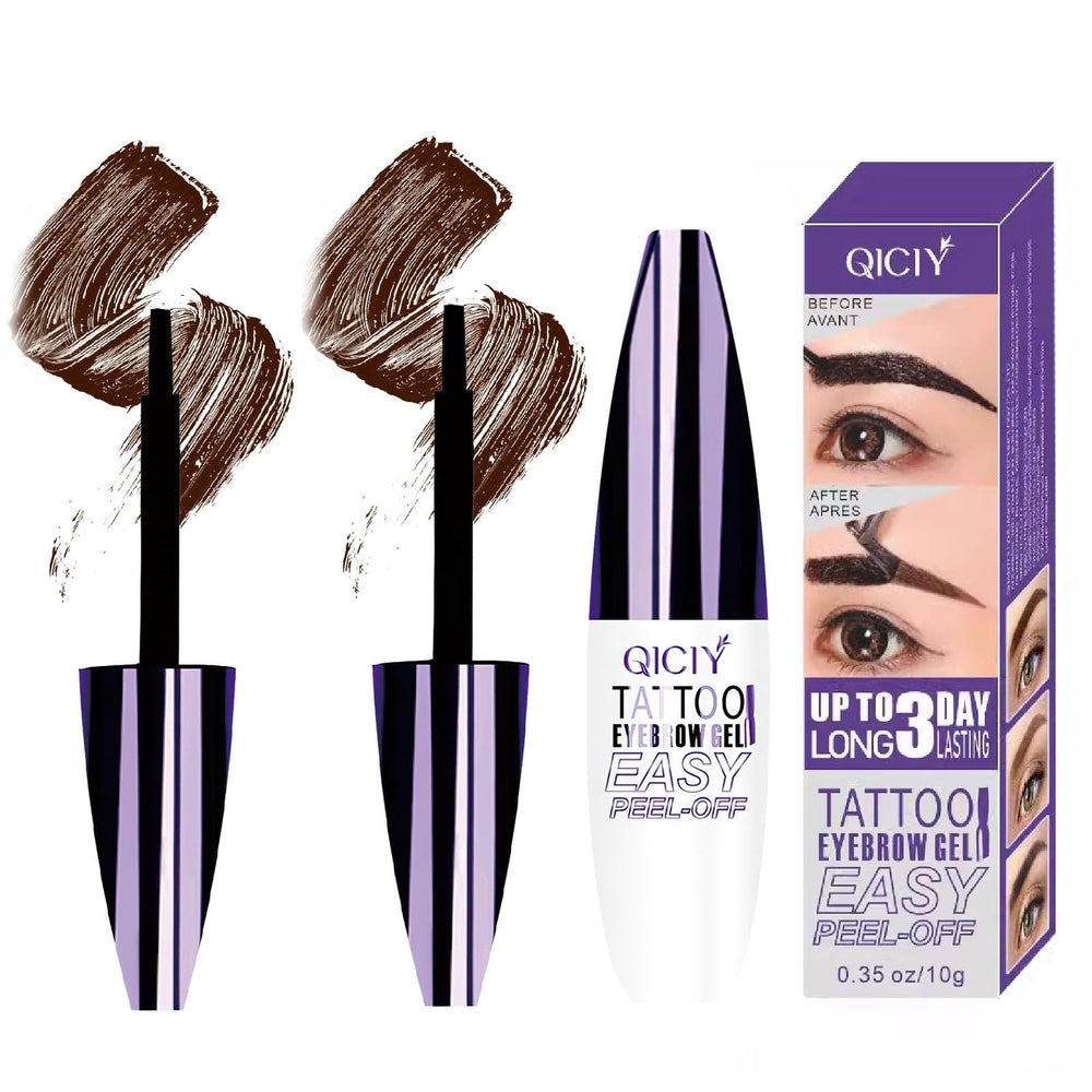 Rliolouo QICIY gel sourcils décollement emballage prêt à l’emploi pour démarrer