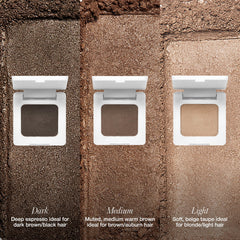 RMS Beauty Back2Brow poudre-sourcils finition lumineuse et subtile.