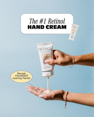 Robanda crème mains texture crepee: amélioration apparente du grain de peau.