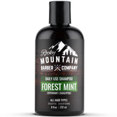 Shampoing Rocky Mountain Barber Company – bouteille rafraîchissante pour routine matinale