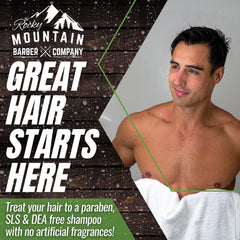 Shampoing Rocky Mountain Barber Company – mousse rapide prête à l'emploi