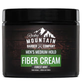 Rocky Mountain Barber Crème Fibre Cheveux Homme - Bouteille pratique pour application facile.