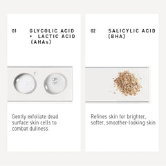 RODAN + FIELDS Reverse mousse exfoliante douce, peau plus douce après le rinçage.