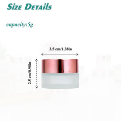 ROHIJALE capuchon rose doré, détail élégant pour contenants cosmétiques.