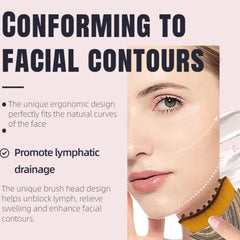 ROKATY pinceau contour lymphatique visage massage joues.