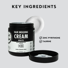 Rolda White Molding Hair Cream on damp hair demonstrates curl definition and frizz control