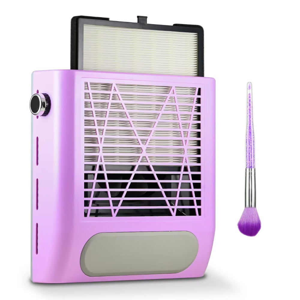 Rolokit aspirateur pour ongles avec aspiration puissante de 80W, espace de travail propre.