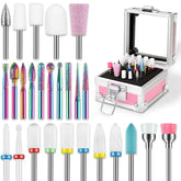 Rolokit ensemble mèches perce-ongles ceramique 3/32 pour une précision durable.