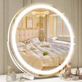 ROLOVE Miroir maquillage lumineux 18 pouces, vue complète et nette.
