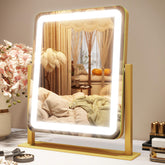 ROLOVE miroir vanité avec lumière 12,6×15 pour un maquillage précis.