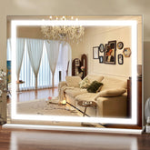 ROLOVE Miroir vanité 23x18, reflet grand angle pour un maquillage précis.