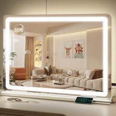 ROLOVE miroir vanité lumineux 32x22 pour un rendu maquillage clair et précis