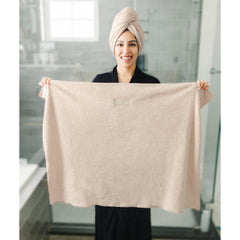 ROLSHOL serviette microfibre cheveux argile grand format protège les mèches et réduit les frisottis