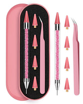 Rolybag rhinestone-picker double-tete, prise précise des strass pour nail art.