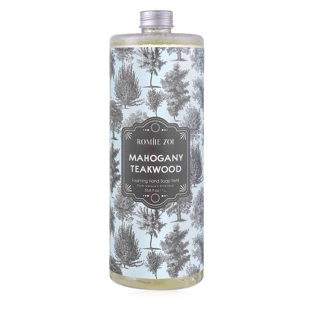 ROMIIE ZOI remplissage Savon Mains Mousse – bois de teck pour cuisine