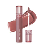 rom&nd GLASTING COLOR GLOSS 05 Dim Mauve — flacon brillance naturelle et hydratation longue durée.