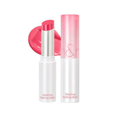 rom&nd GLASTING MELTING BALM 02 Lovey Pink emballage élégant et pratique