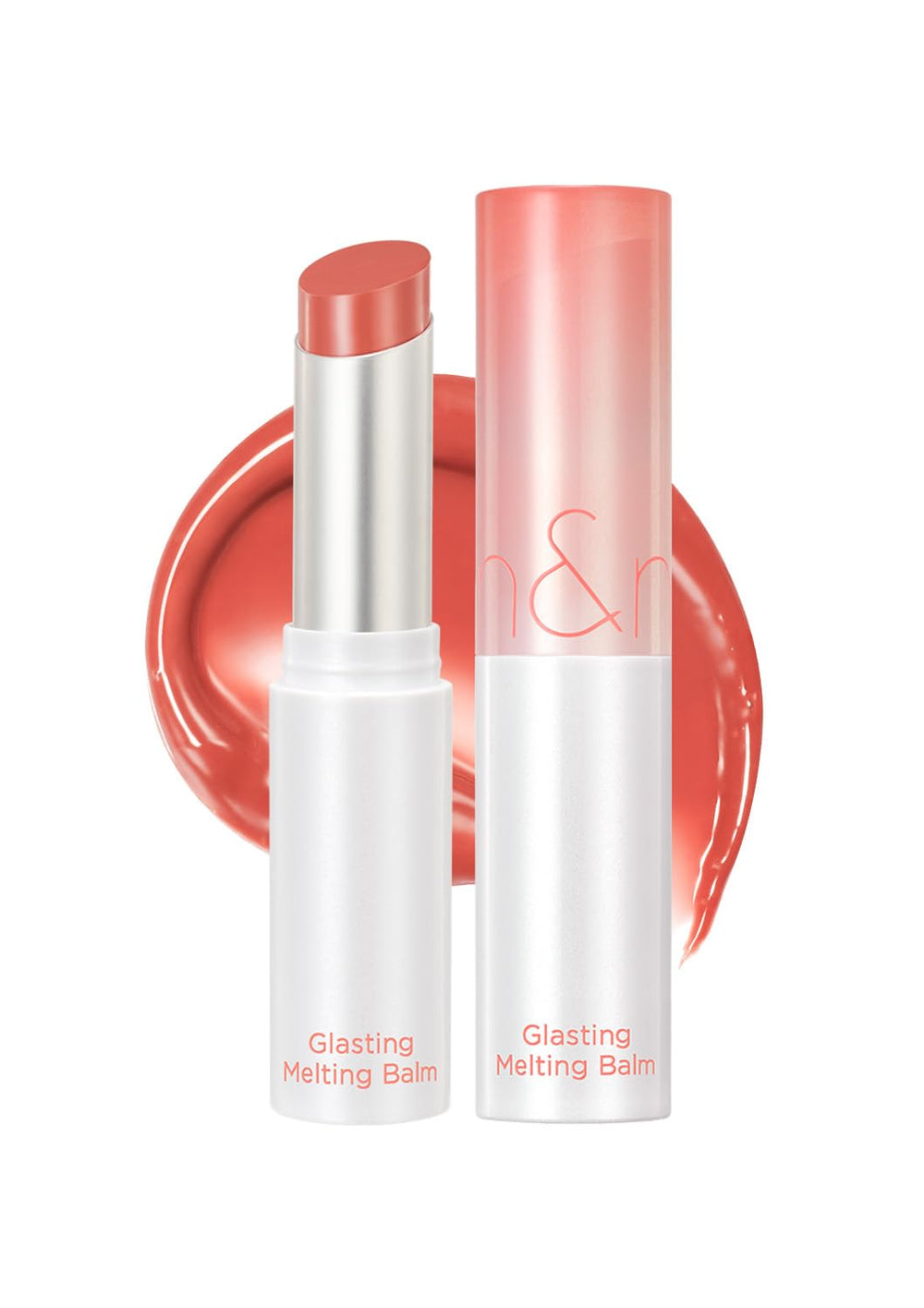 Romnd GLASTING MELTING BALM emballage élégant prêt pour hydratation légère.