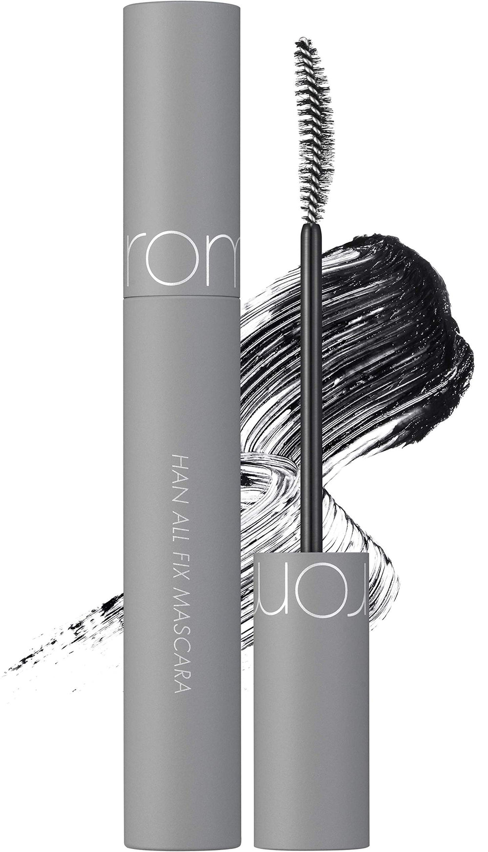 rom&nd HAN ALL FIX MASCARA L01 – Noir longue tenue avec brosse courbée
