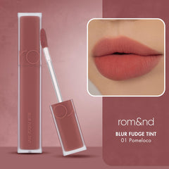rom&nd pomeloco: effet flou ajustable par l'étalement pour un rendu naturel.