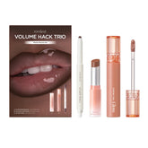 rom&nd Trio Volume Hack Mocha Mousse emballage élégant prêt à l’emploi