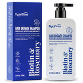 Shampoing RootStim en bouteille pour cheveux plus forts et épais.