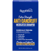 RootStim shampooing pellicules: la bouteille montre la formulation anti-pelliculaire efficace.