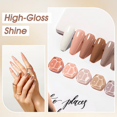 ROSALIND Application Gel, étapes simples de pose en trois couches.