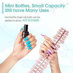Rosalind vernis gel néon orange – couleur audacieuse pour un look dynamique.