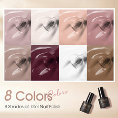 ROSALIND vernis gel beige nude collection, finition douce et longue tenue
