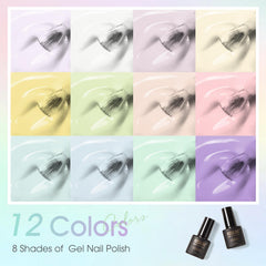 Rosalind vernis gel pastel rose pour ongles lumineux.