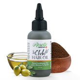 Roselle Naturals Chebe Oil – bouteille 2 oz pour nourrir les cheveux.