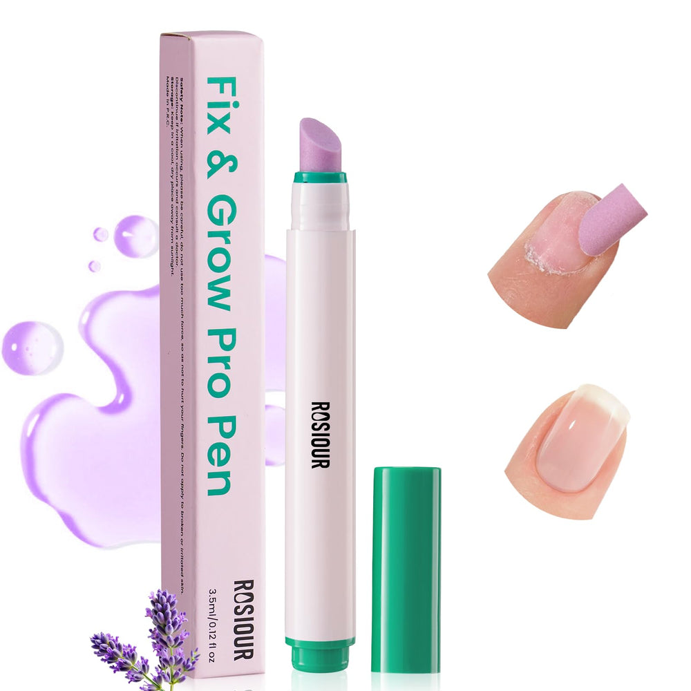 Rosiour Stylo céramique Cuticule 3 en 1: repousse et hydrate les cuticules