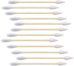 Rouceyxin coton-bambou tête ronde, précision délicate pour maquillage et soin.